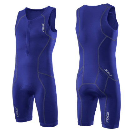 2XU Active tri suit jeugd jongens 2014 CT2721d Nautic blue 2XUCT2721DBL